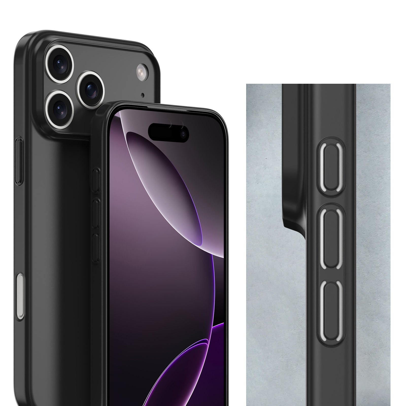 CELLBEE® iPhone 17 Pro Max Hülle – Ultra Slim Case – Deep Black