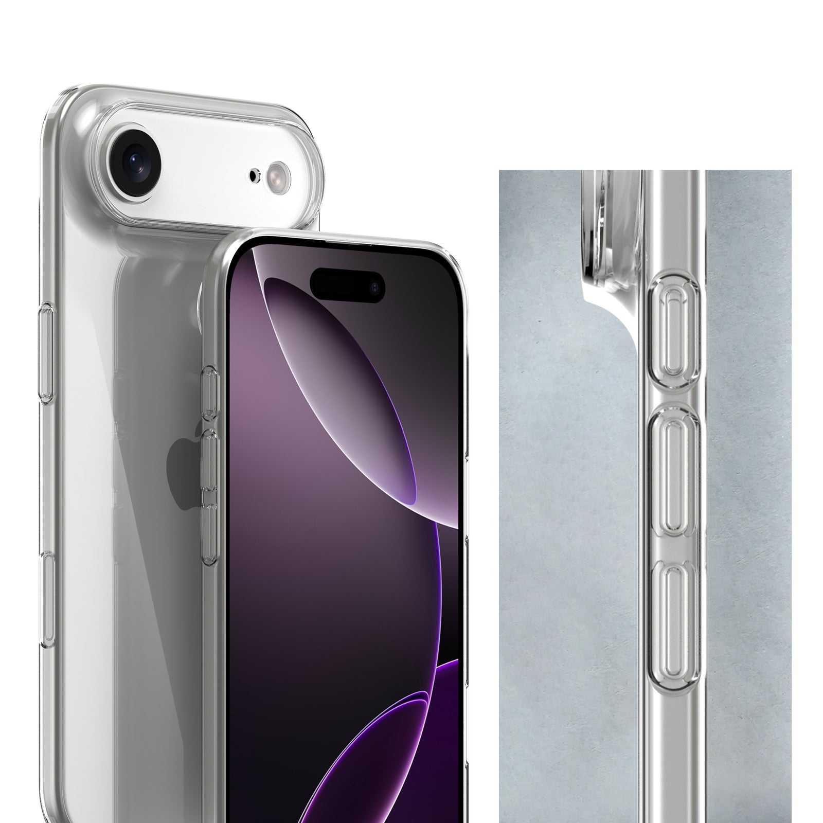 iPhone 17 Air Ultra Slim Case – Transparent Clear