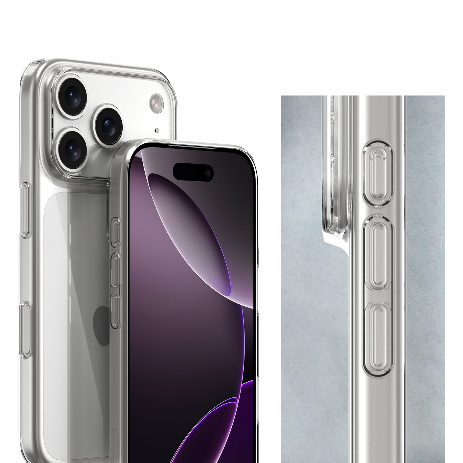 CELLBEE® iPhone 17 Pro Hülle – Ultra Slim Case – Transparent Clear