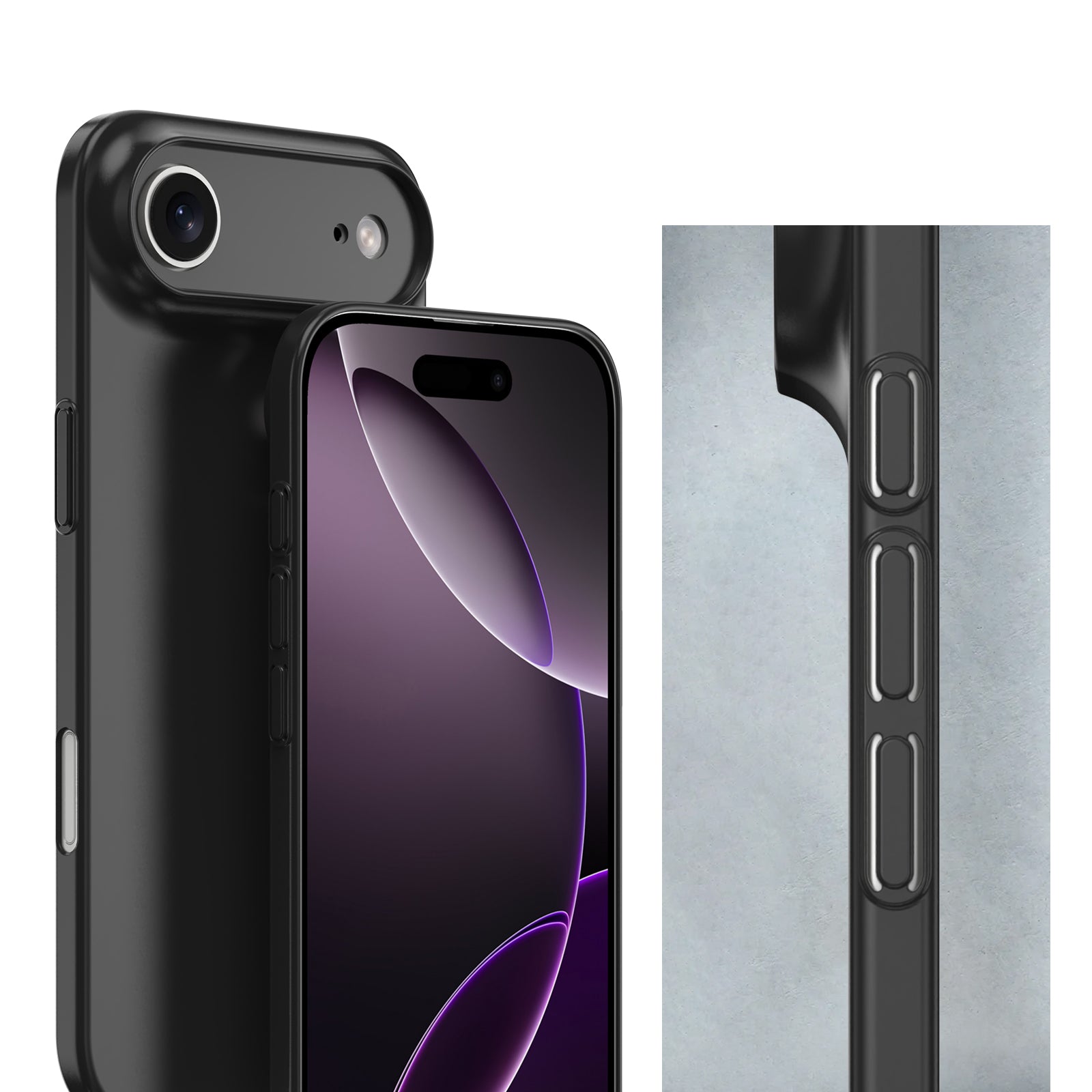 iPhone 17 Air Ultra Slim Case - Deep Black