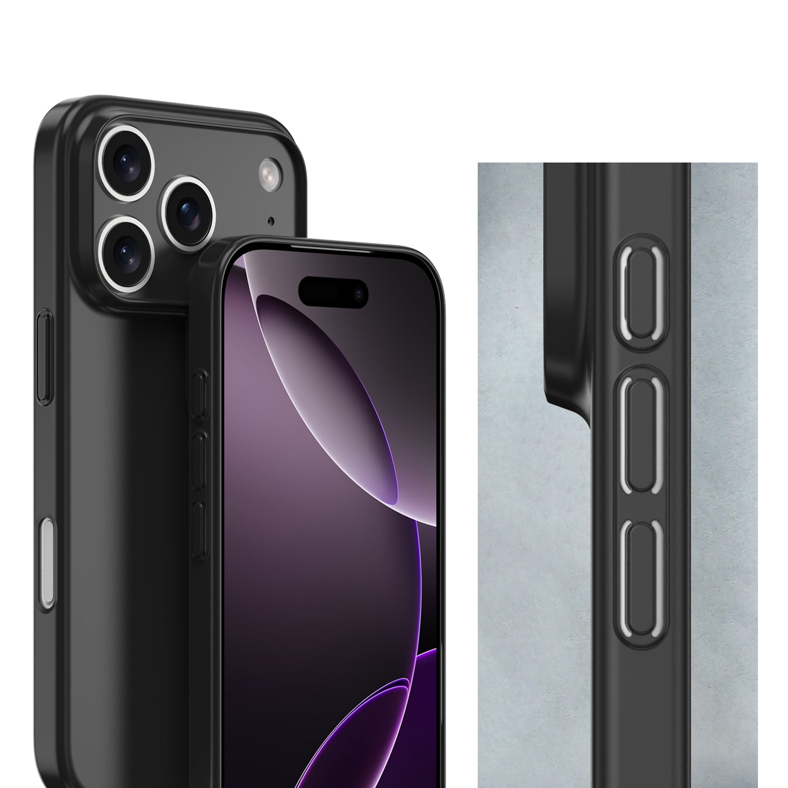 CELLBEE® iPhone 17 Pro Hülle – Ultra Slim Case – Deep Black