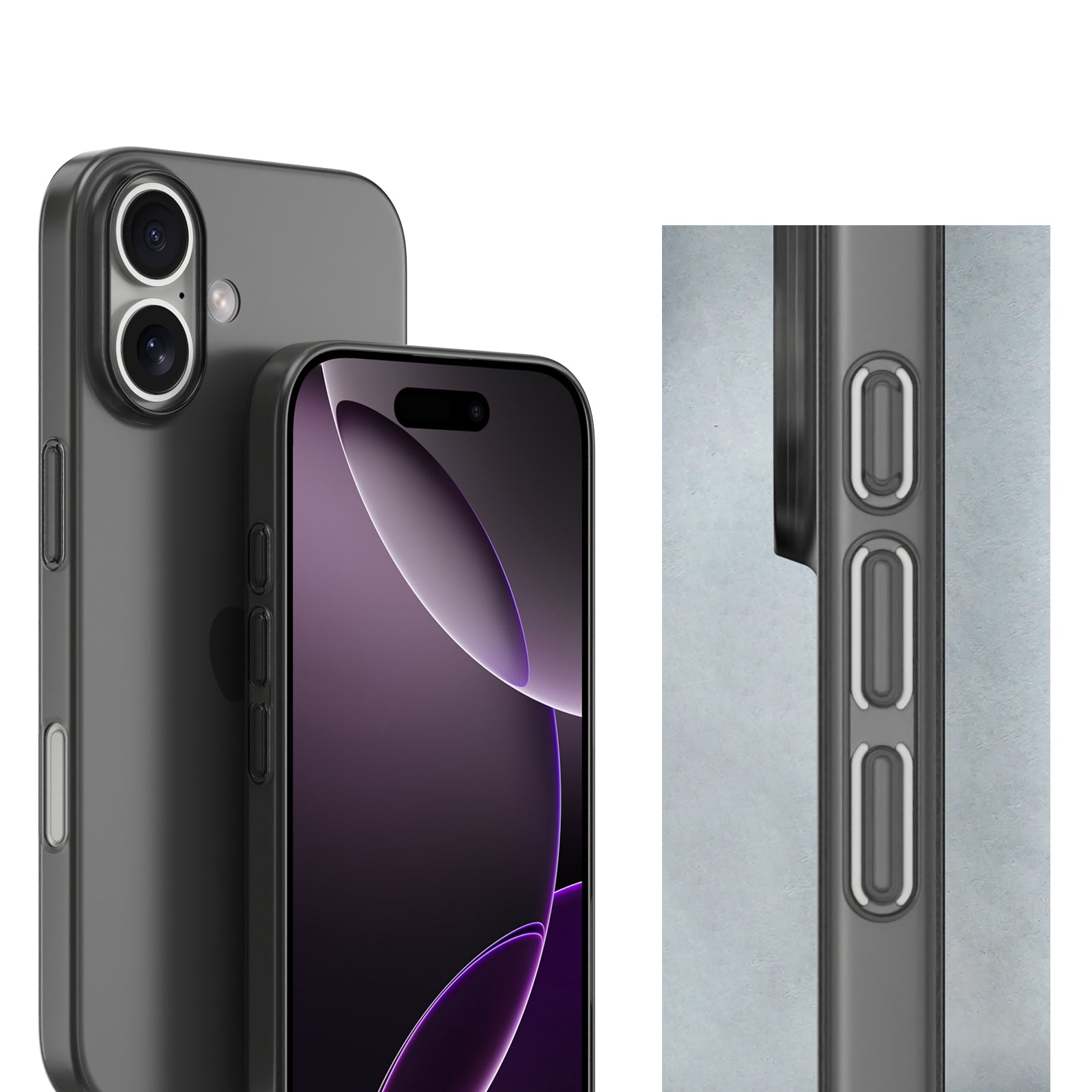 CELLBEE® iPhone 17 Hülle – Ultra Slim Case – Simple Gray