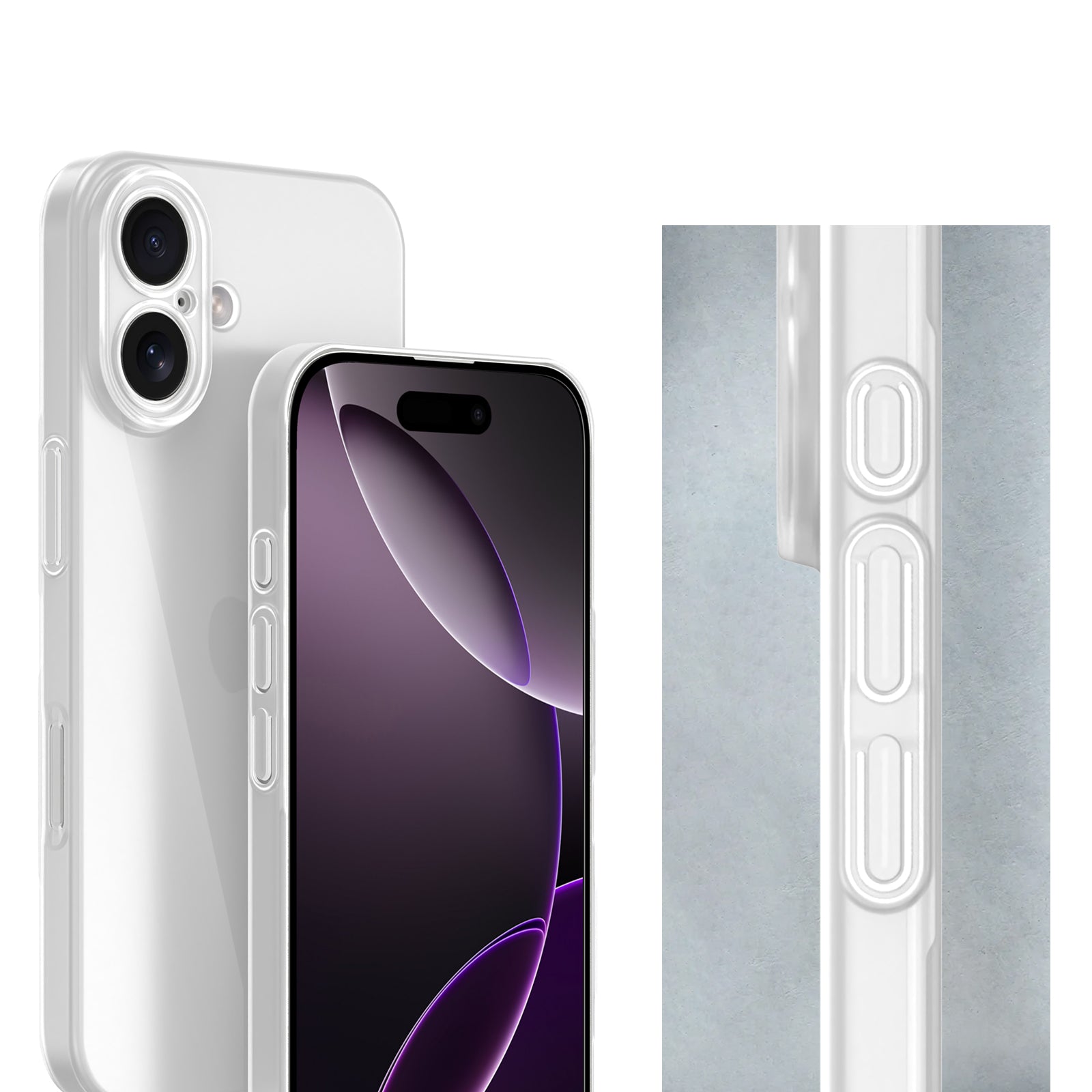 CELLBEE® iPhone 17 Hülle – Ultra Slim Case – Milky Transparent