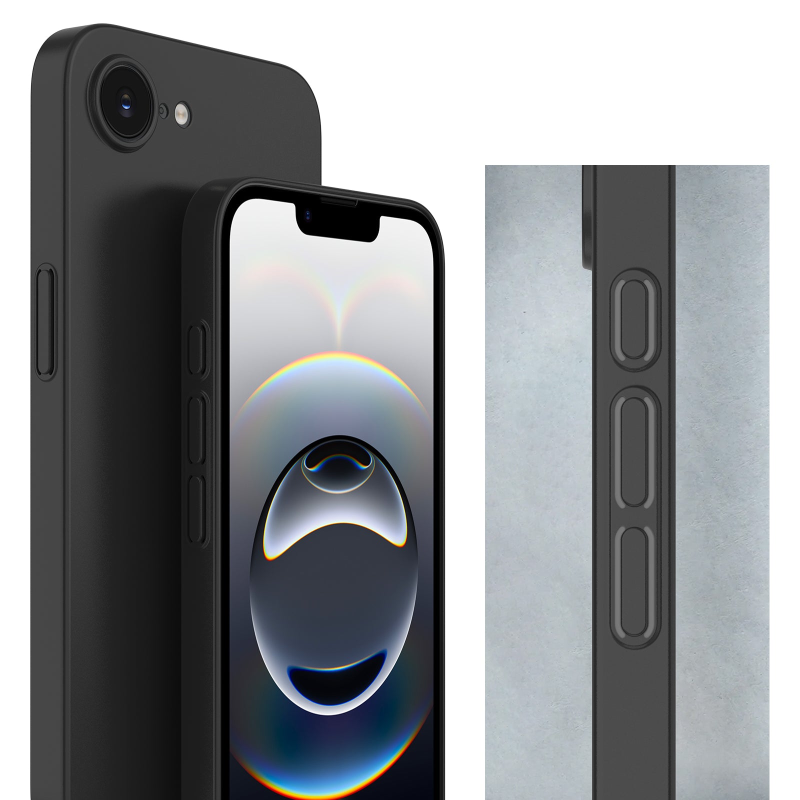 iPhone 16e Hülle Ultra Slim -Deep Black - Hülle iPhone