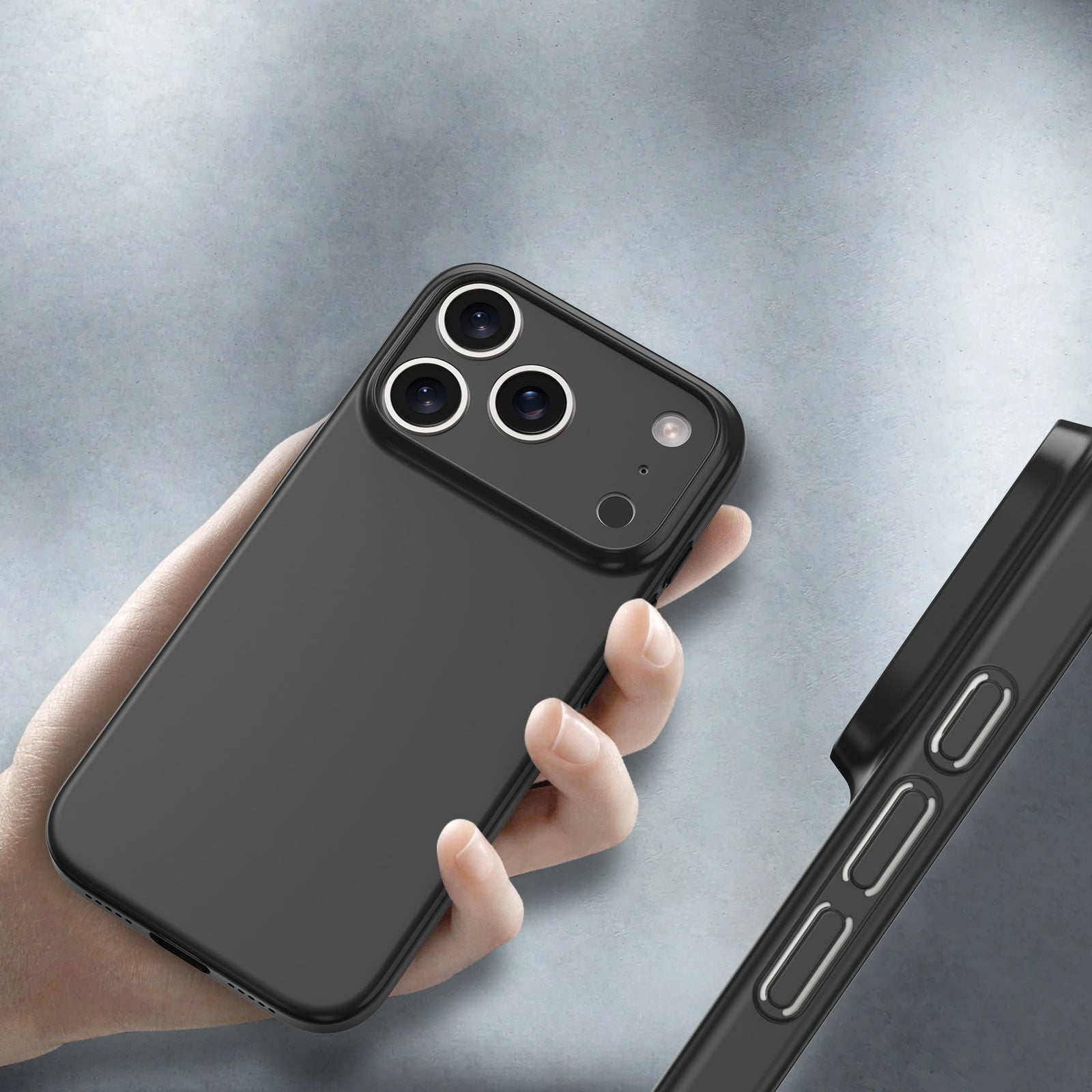 CELLBEE® iPhone 17 Pro Hülle – Ultra Slim Case – Deep Black