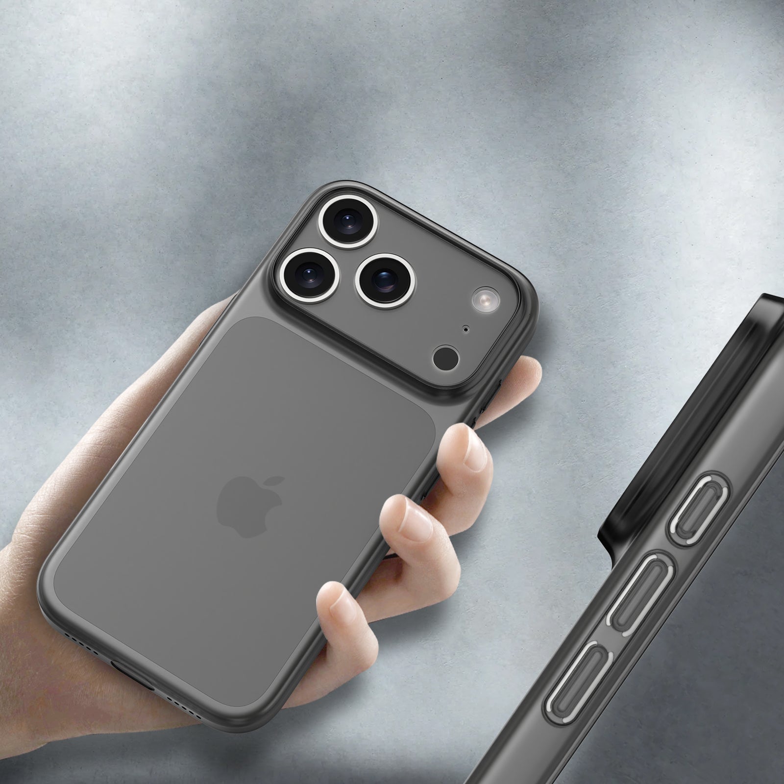 CELLBEE® iPhone 17 Pro Hülle – Ultra Slim Case – Simple Gray