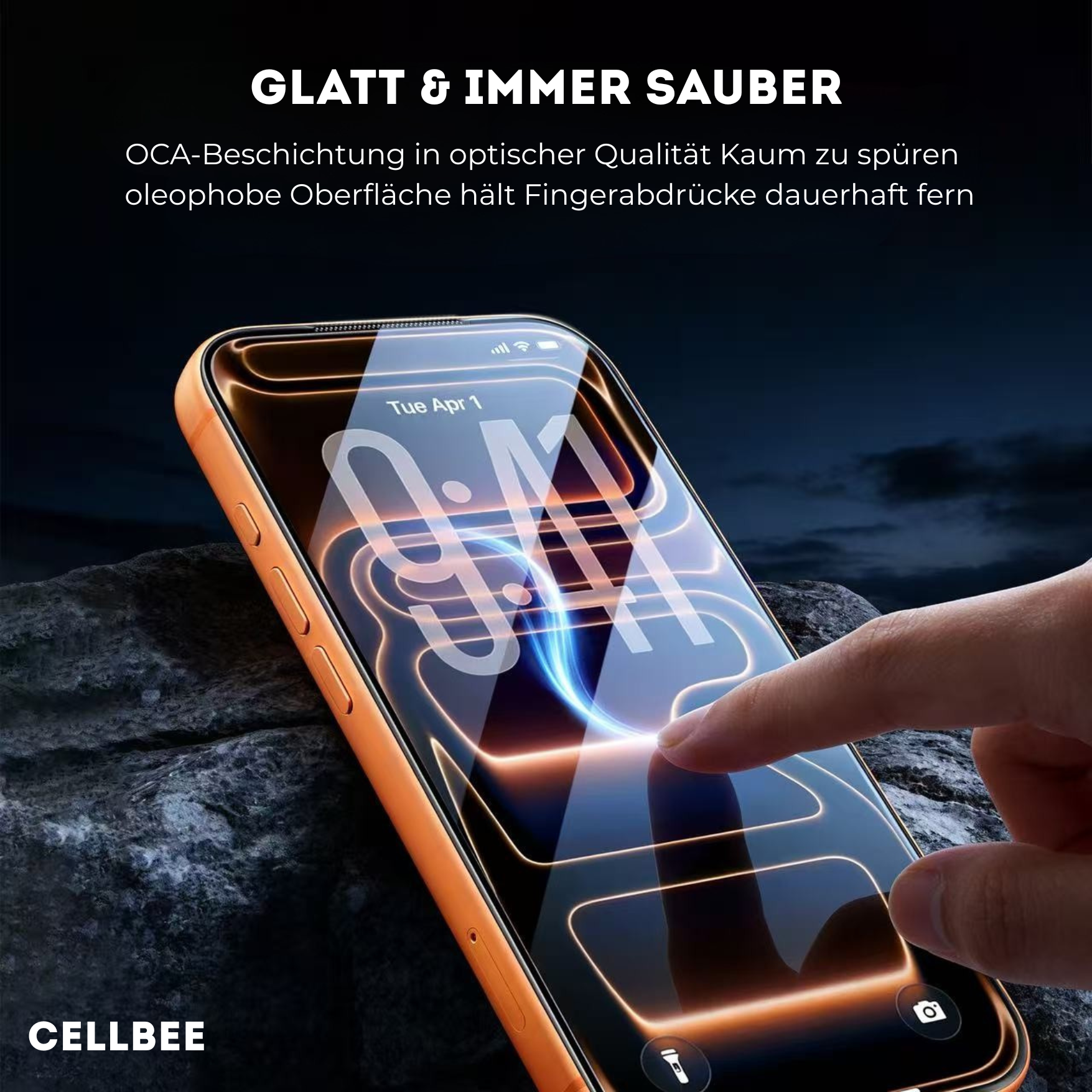 CELLBEE® iPhone 17 Panzerglas | The Curved 3D Ultra | 2er Pack mit Applikator | 9H+ | Blasenfrei | Kristallklar