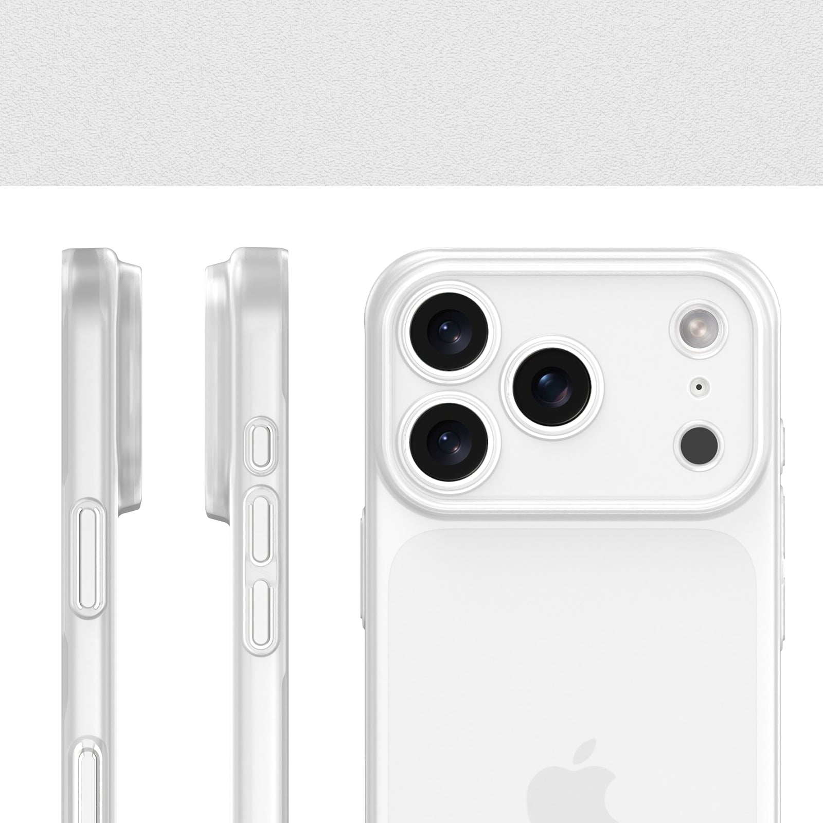 CELLBEE® iPhone 17 Pro Hülle – Ultra Slim Case – Milky Transparent