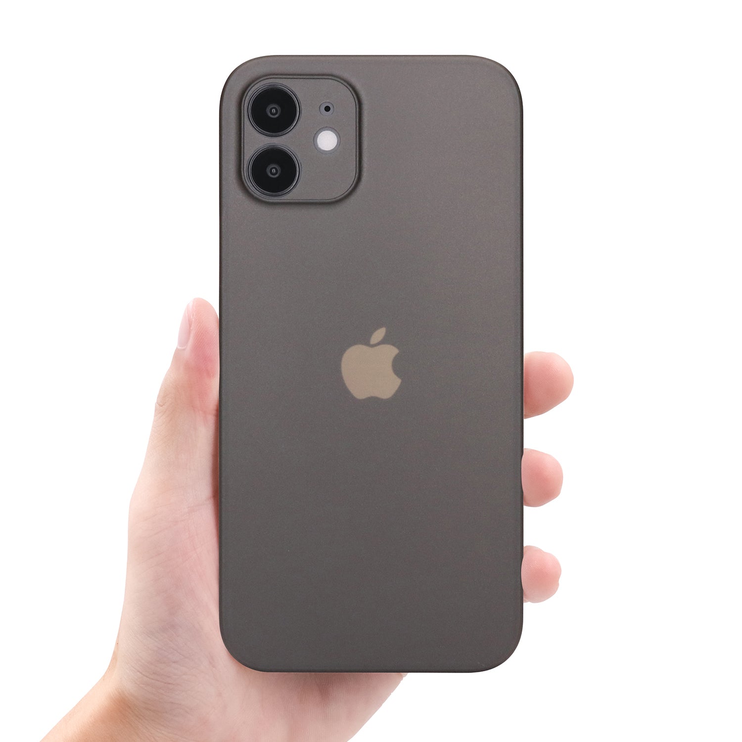 <transcy>iPhone 12 mini Ultra Slim Case - Simple Gray</transcy>