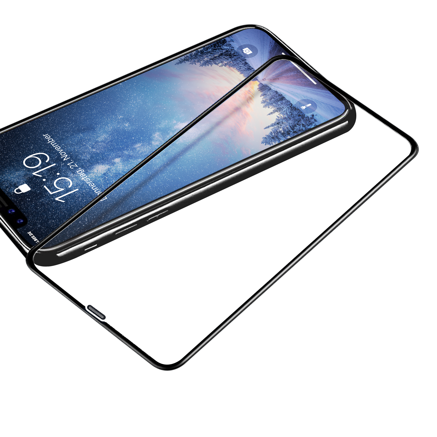 "the Curved" mit Mesh-Cover - iPhone 11 Displayschutz