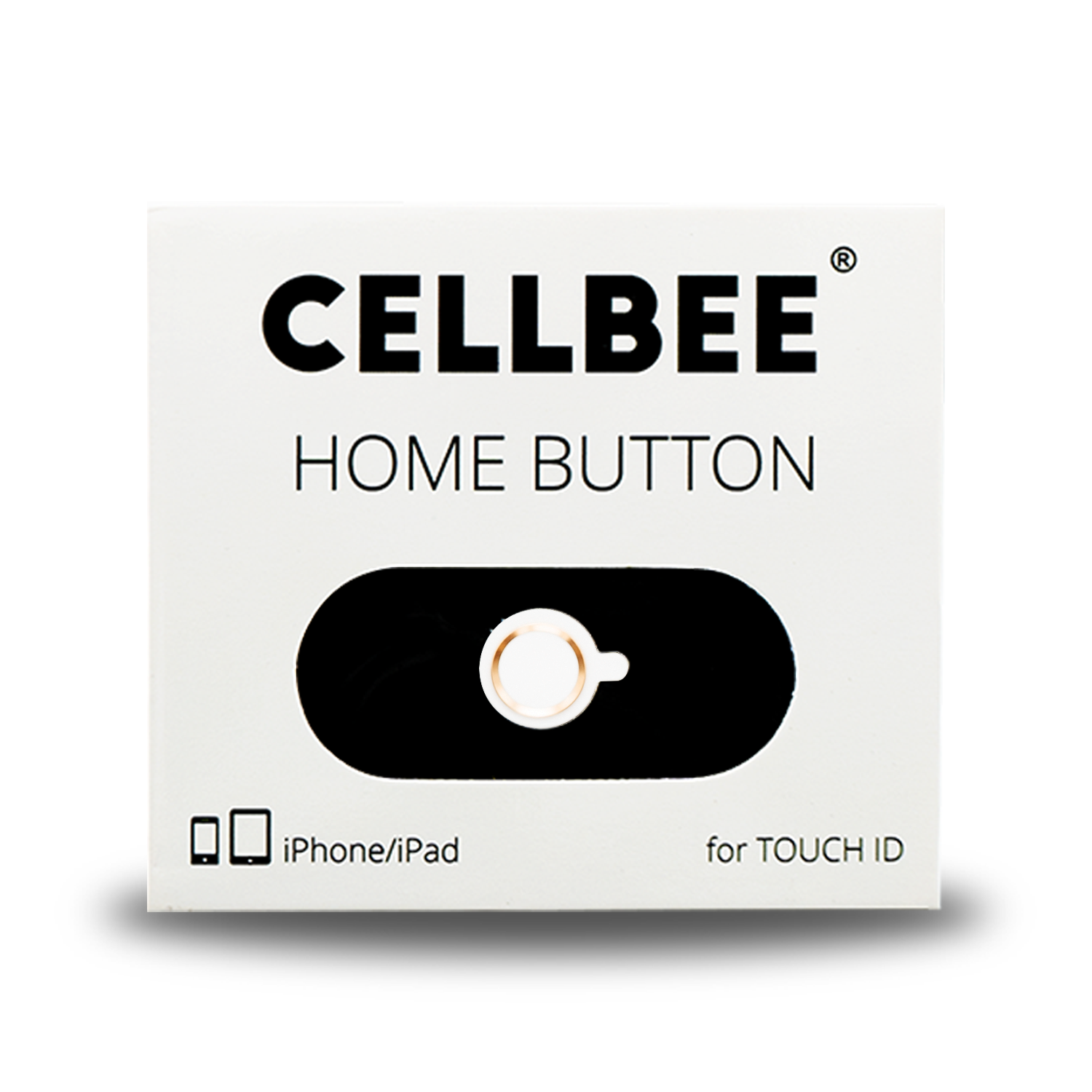 iPhone Homebutton schutz Folie für Touch-ID unsichtbar premium Qualität metal ring rosé gold und silber