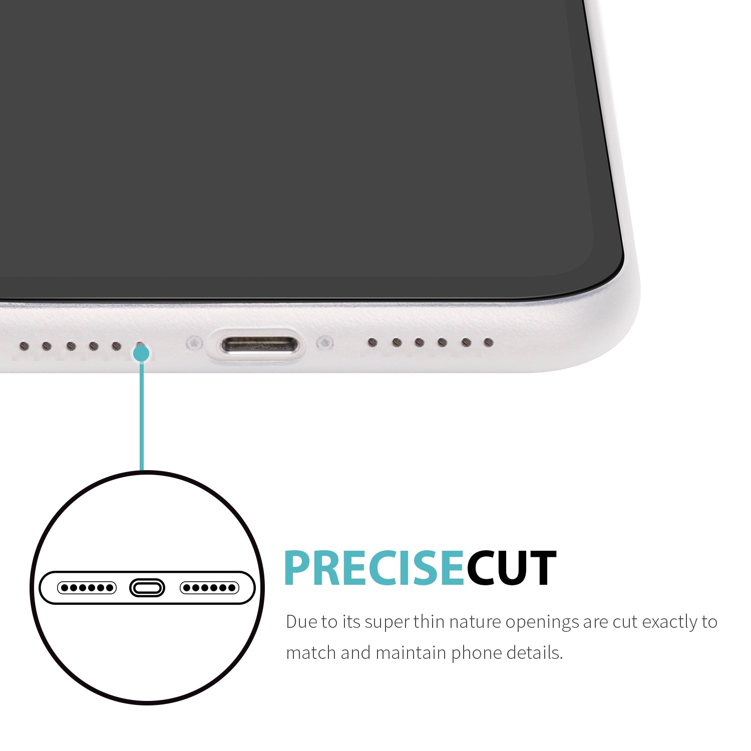 <transcy>iPhone 11 Ultra Slim Grip Case Frosted White</transcy>