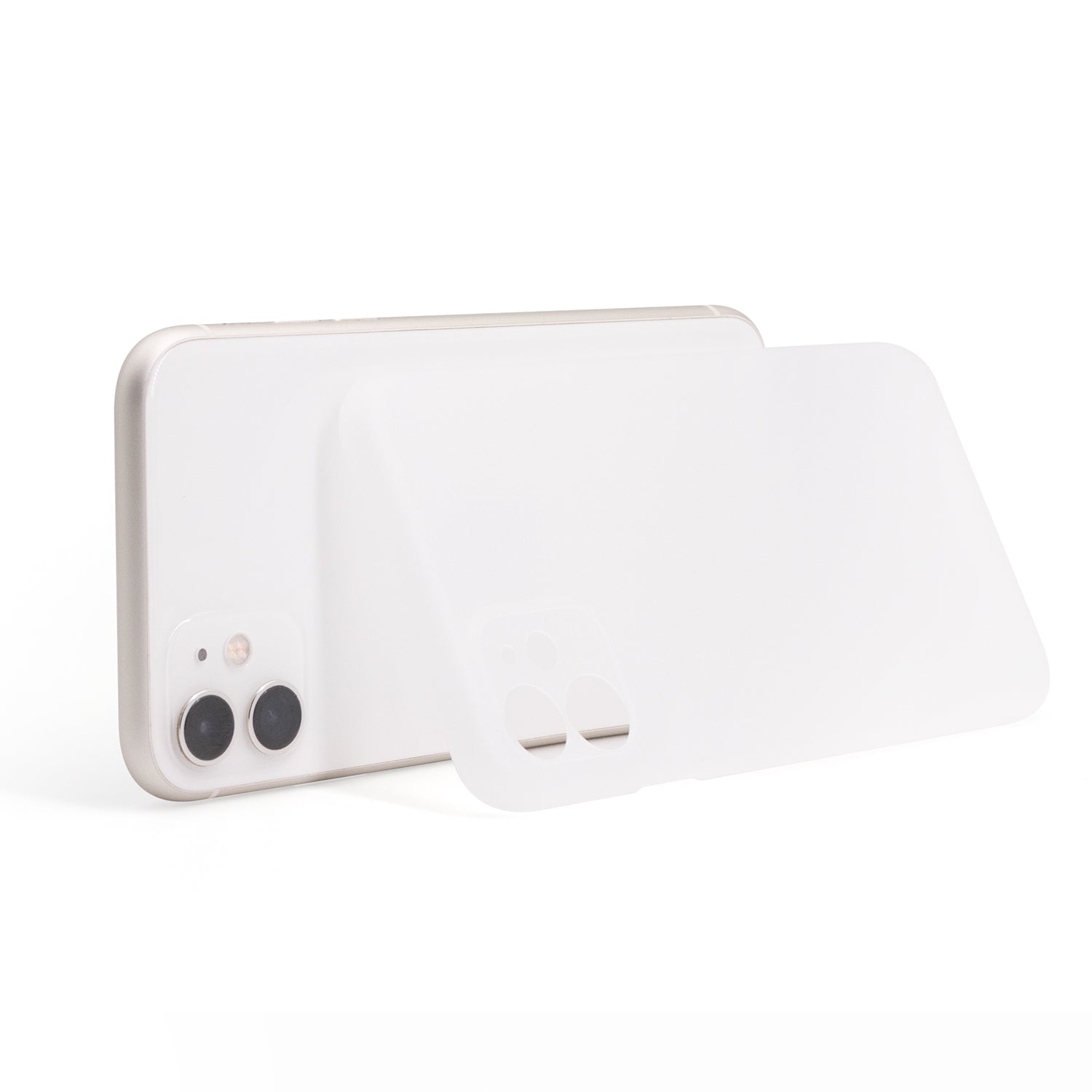 <transcy>iPhone 11 Ultra Slim Grip Case Frosted White</transcy>