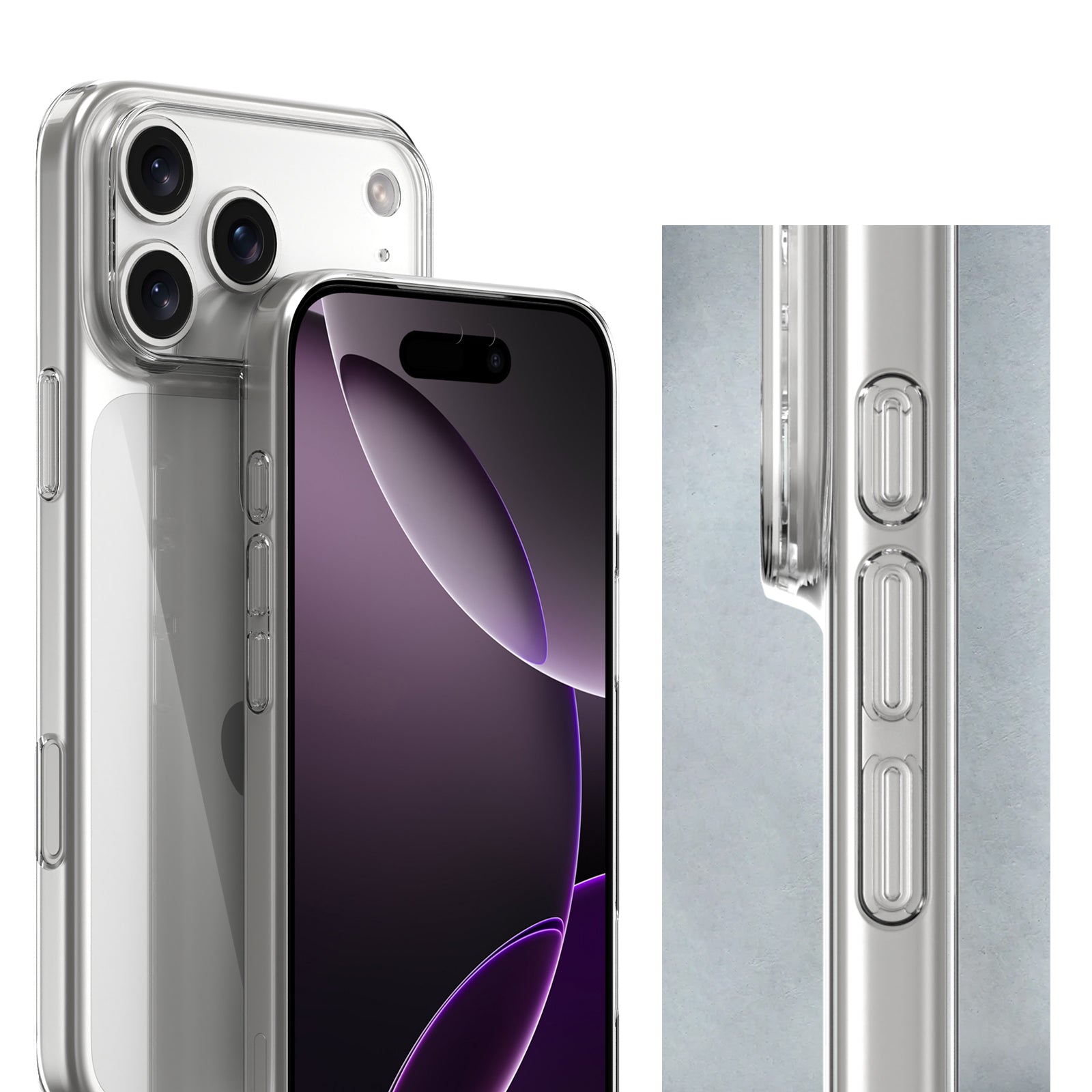 CELLBEE® iPhone 17 Pro Max Hülle – Ultra Slim Case – Transparent Clear