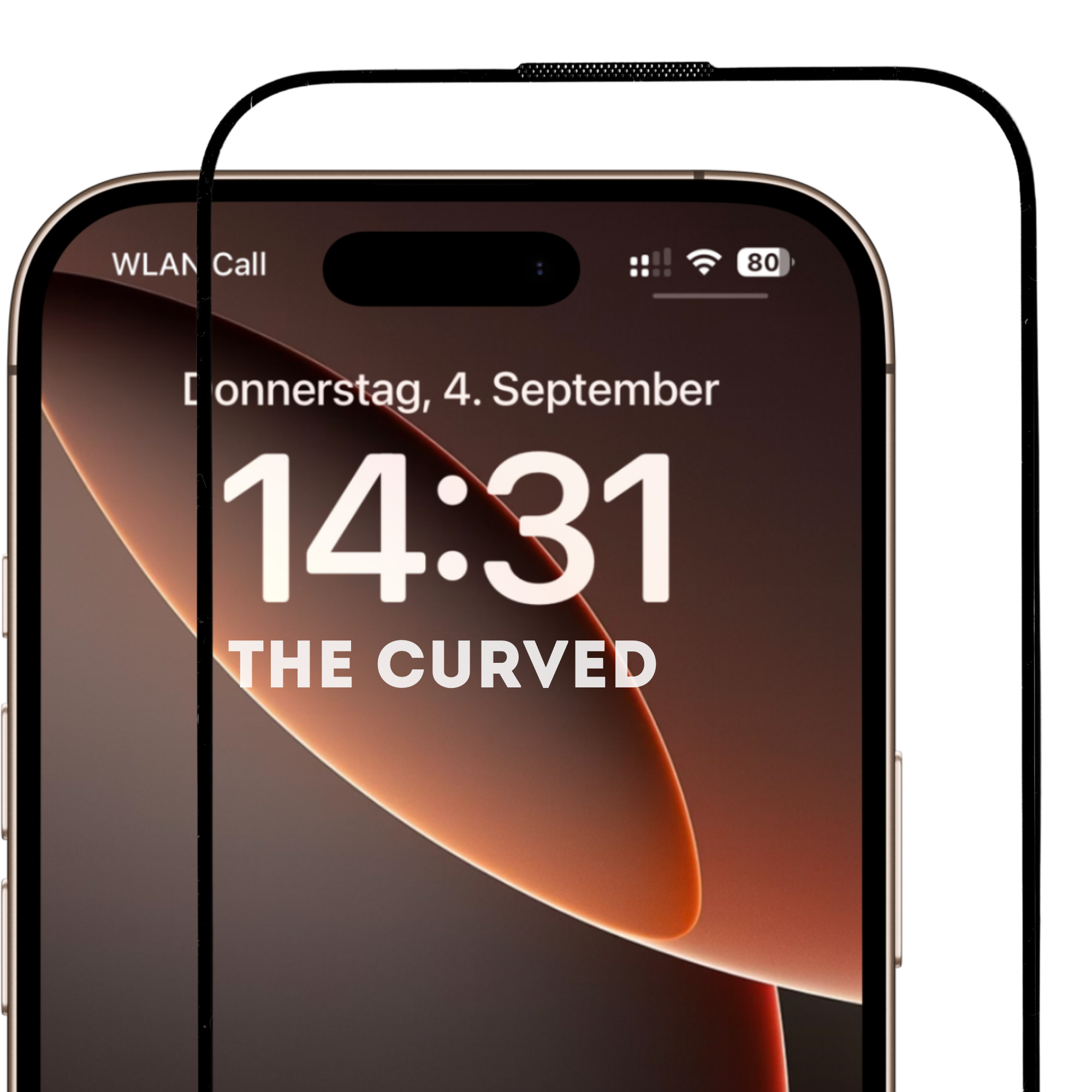 "The Curved" Panzerglas - iPhone 17 Pro Max Displayschutz