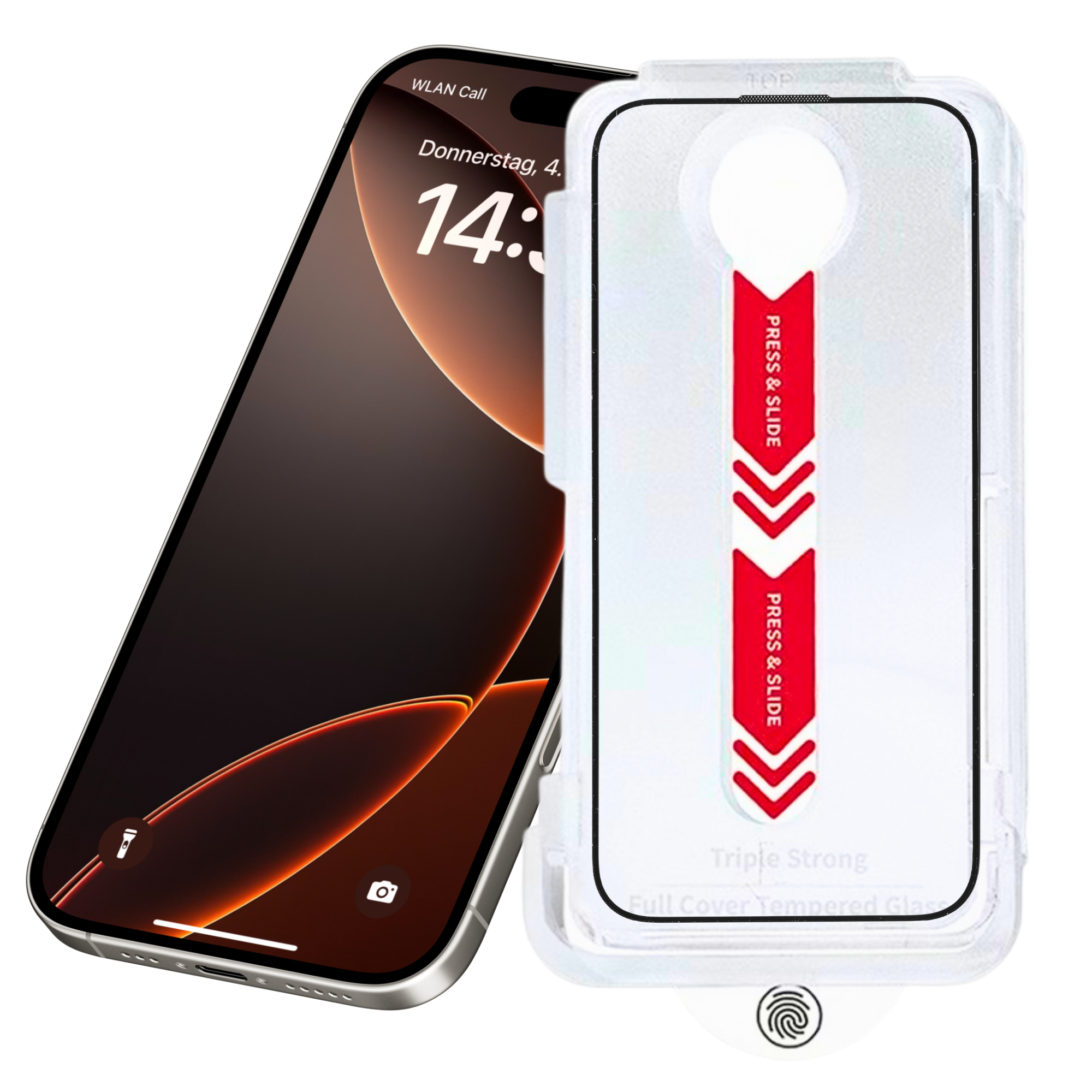 "The Fusion" Panzerglas - iPhone 17 Displayschutz