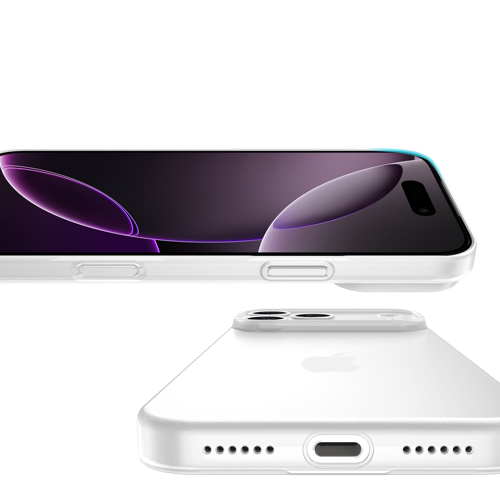 CELLBEE® iPhone 17 Pro Max Hülle – Ultra Slim Case – Milky Transparent