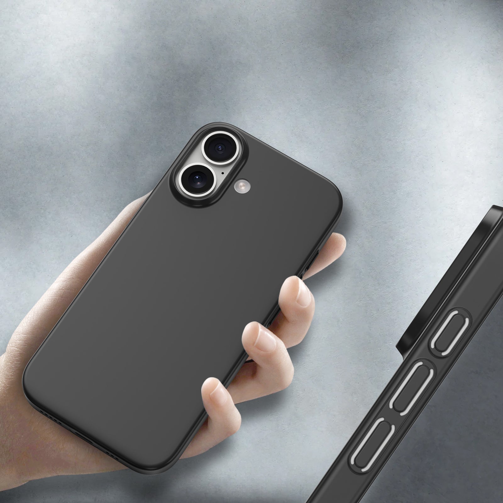 CELLBEE® iPhone 17 Hülle – Ultra Slim Case – Deep Black