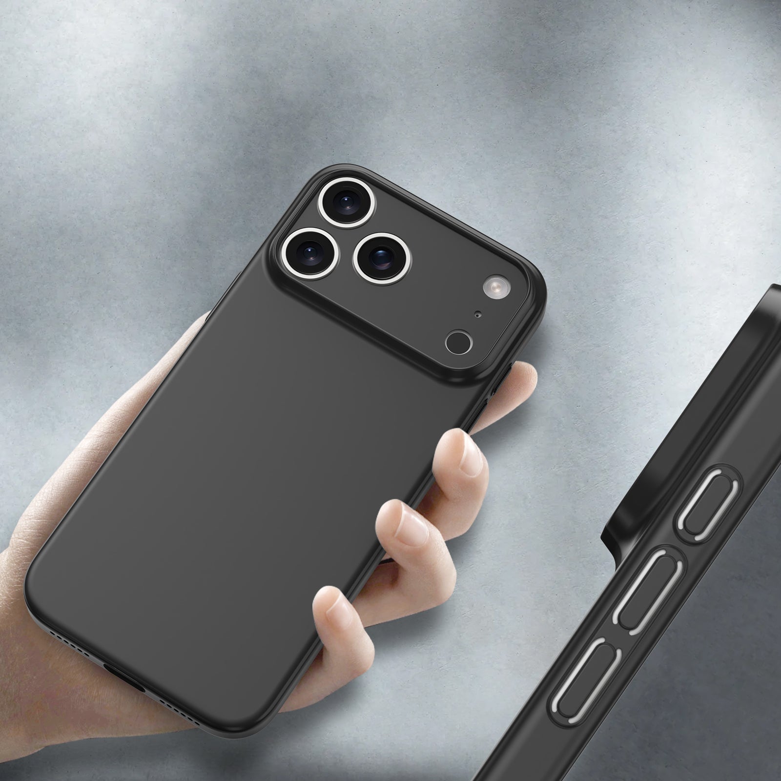CELLBEE® iPhone 17 Pro Max Hülle – Ultra Slim Case – Deep Black