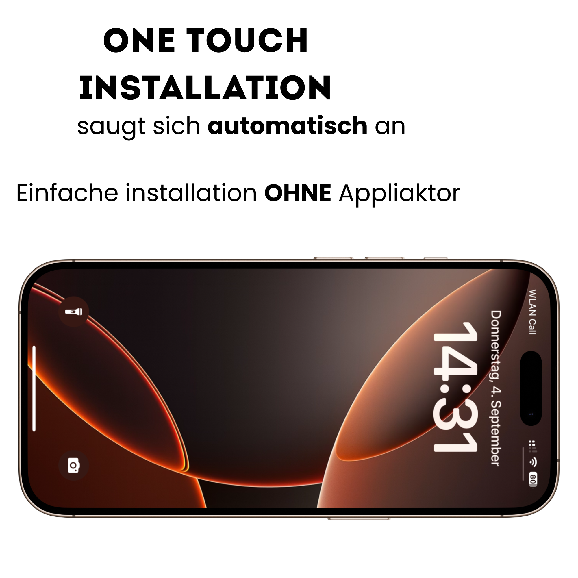 "The Curved" Panzerglas - iPhone 17 Displayschutz