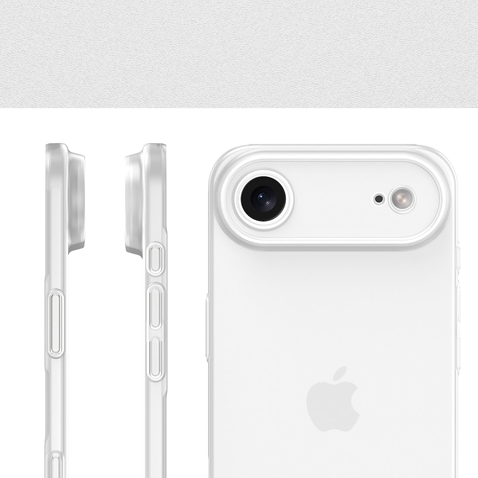 iPhone 17 Air Ultra Slim Case – Milky Transparent