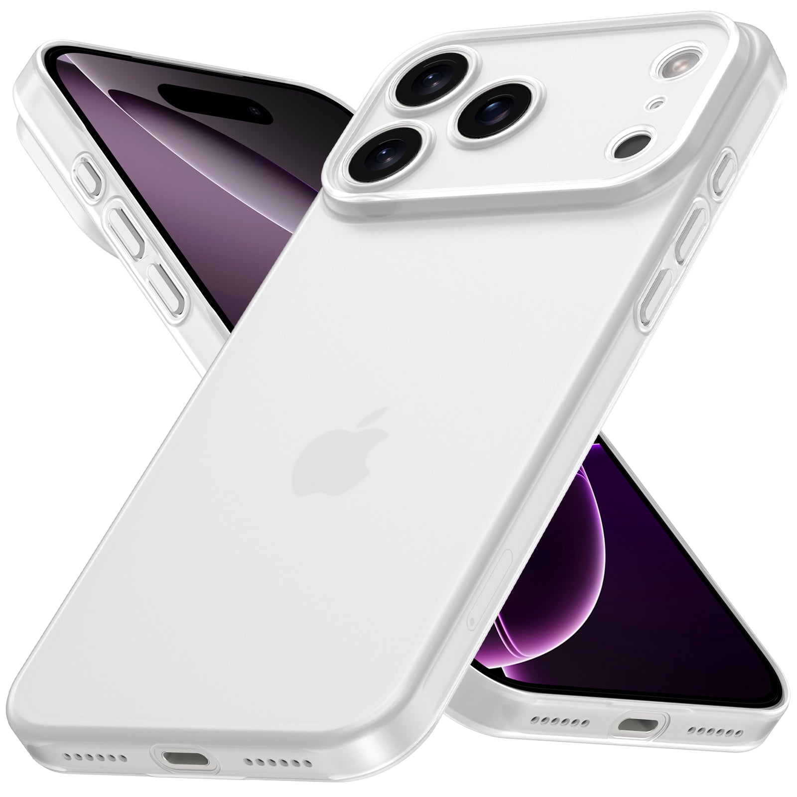 CELLBEE® iPhone 17 Pro Max Hülle – Ultra Slim Case – Milky Transparent