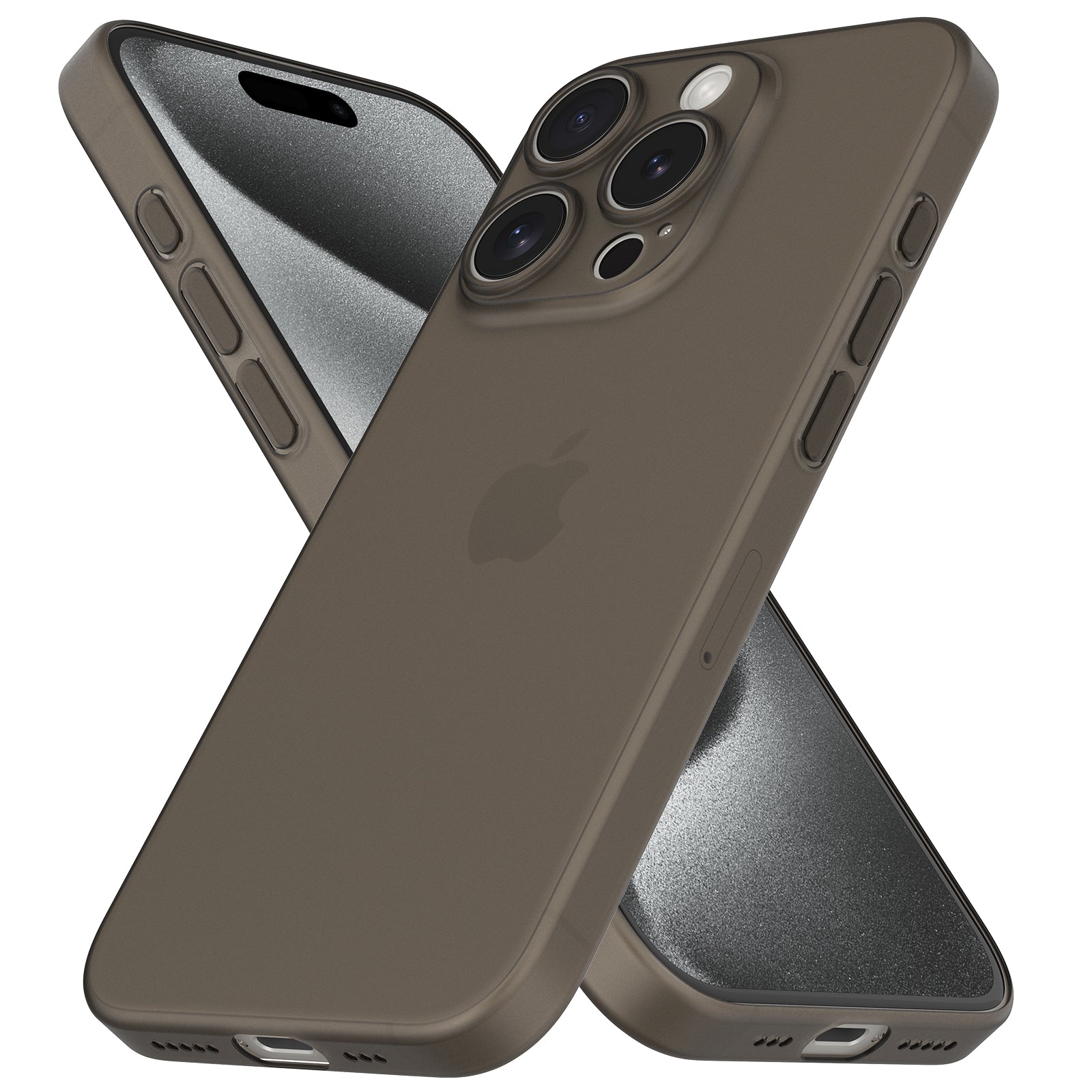 iPhone 16 Pro Max Hülle - Ultra Slim Case - Simple Gray