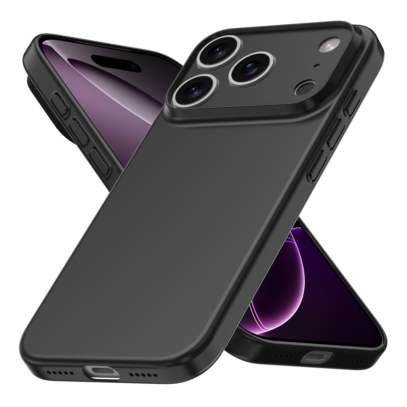 CELLBEE® iPhone 17 Pro Hülle – Ultra Slim Case – Deep Black