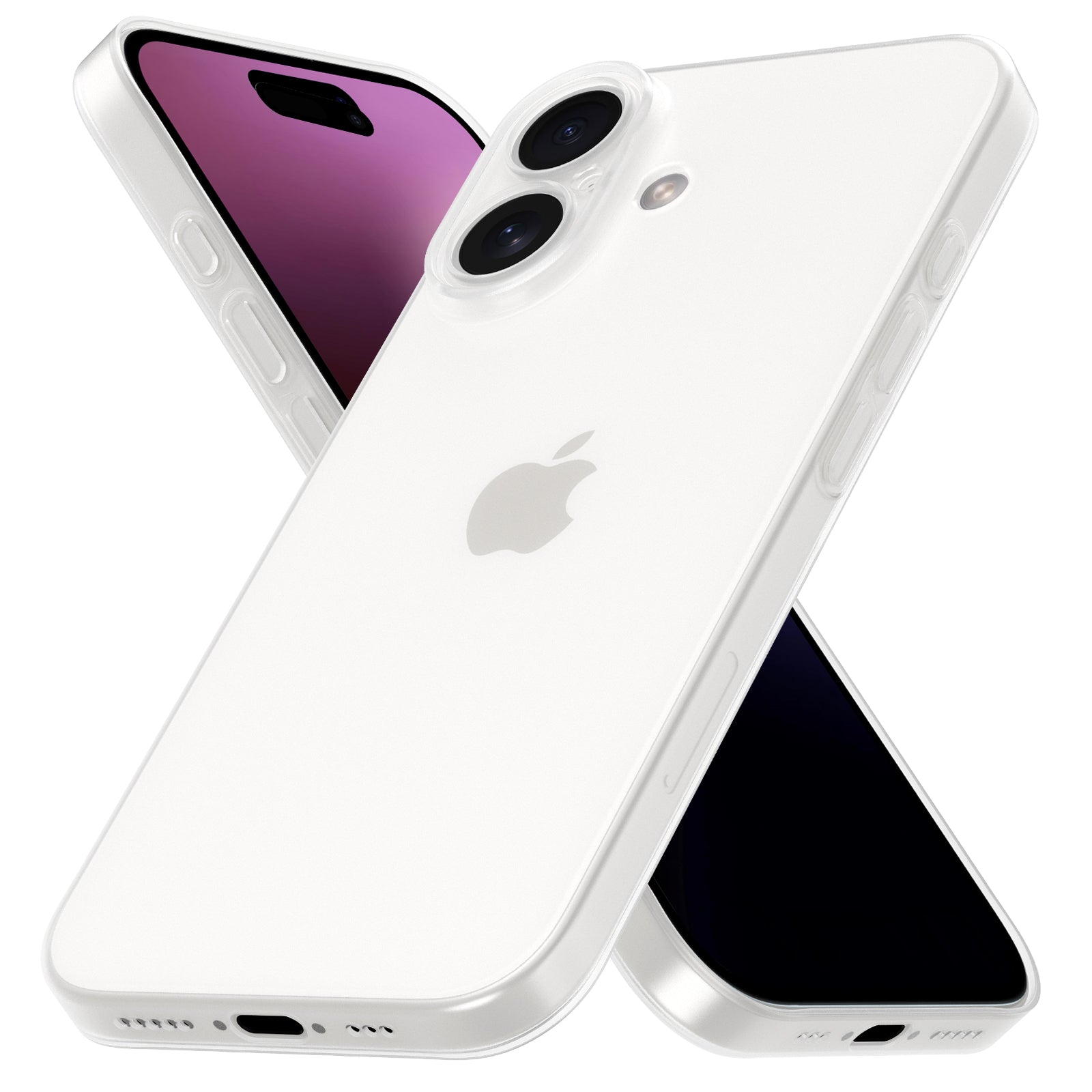 iPhone 16 Hülle – Eleganter Schutz in Milky Transparent