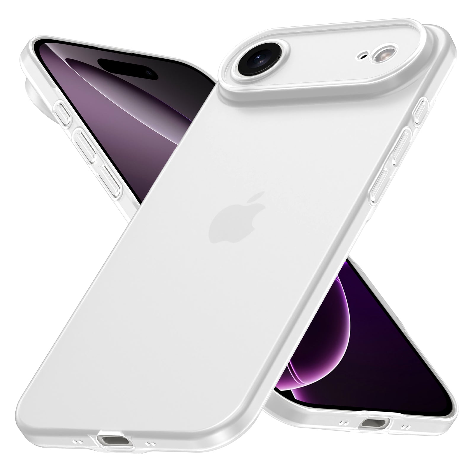 iPhone 17 Air Ultra Slim Case – Milky Transparent