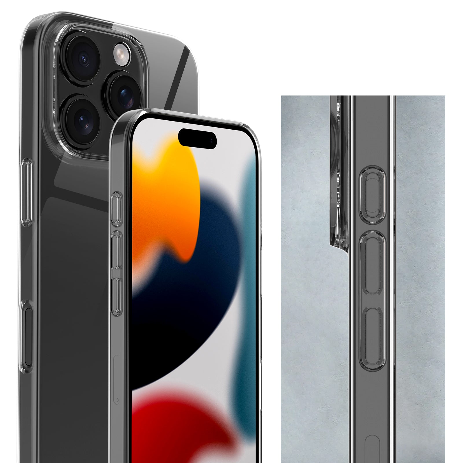 iPhone 16 Pro Hülle Transparent Clear Case – Schlanker, eleganter Schutz