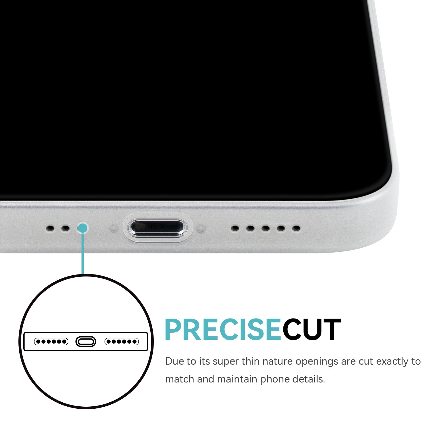 iPhone 15 Pro Max Ultra Slim Case - Milky Transparent - iPhone Hülle