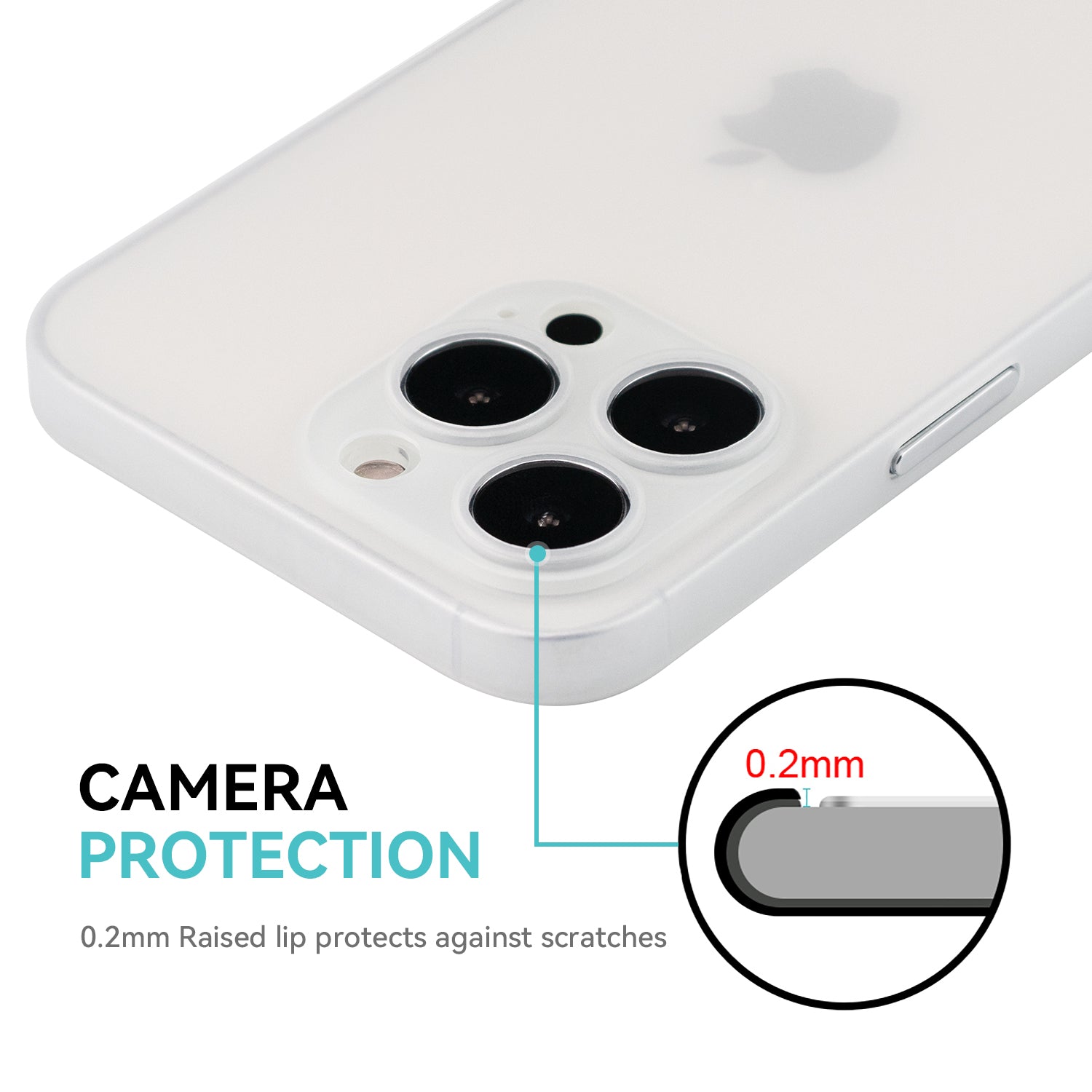 iPhone 15 Pro Max Ultra Slim Case - Milky Transparent - iPhone Hülle