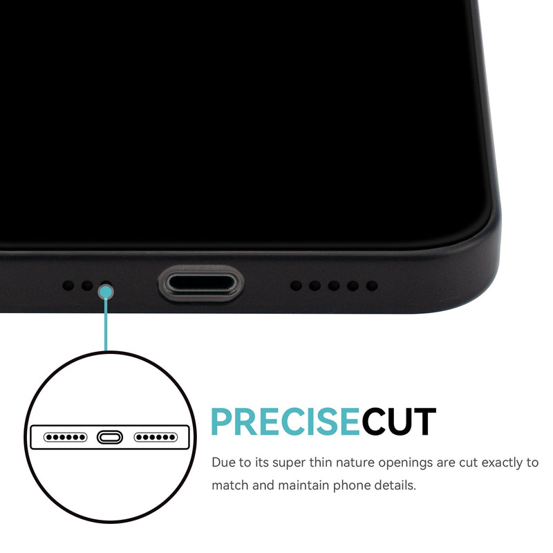iPhone 15 Pro Ultra Slim Case - Deep Black iPhone Hülle