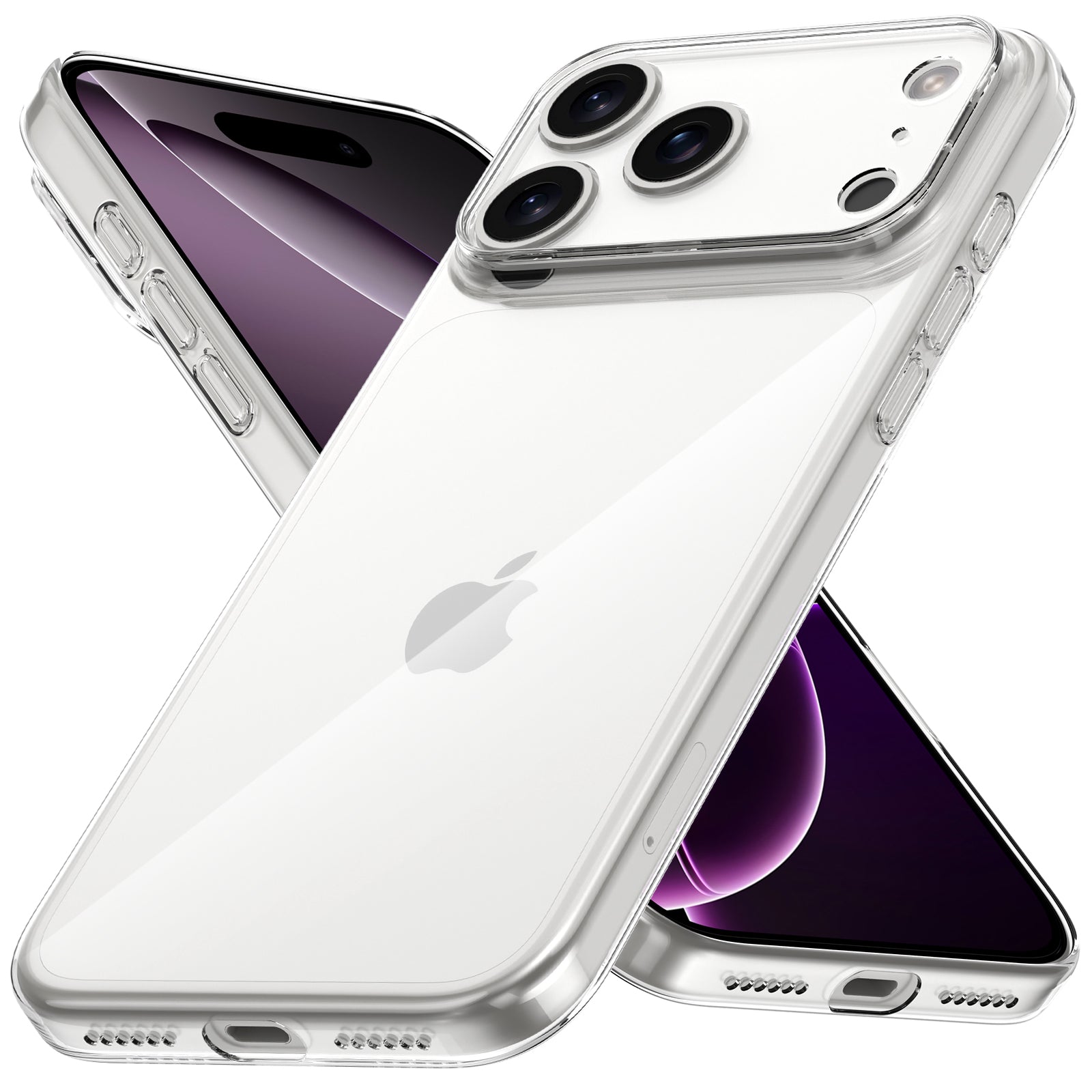 CELLBEE® iPhone 17 Pro Max Hülle – Ultra Slim Case – Transparent Clear