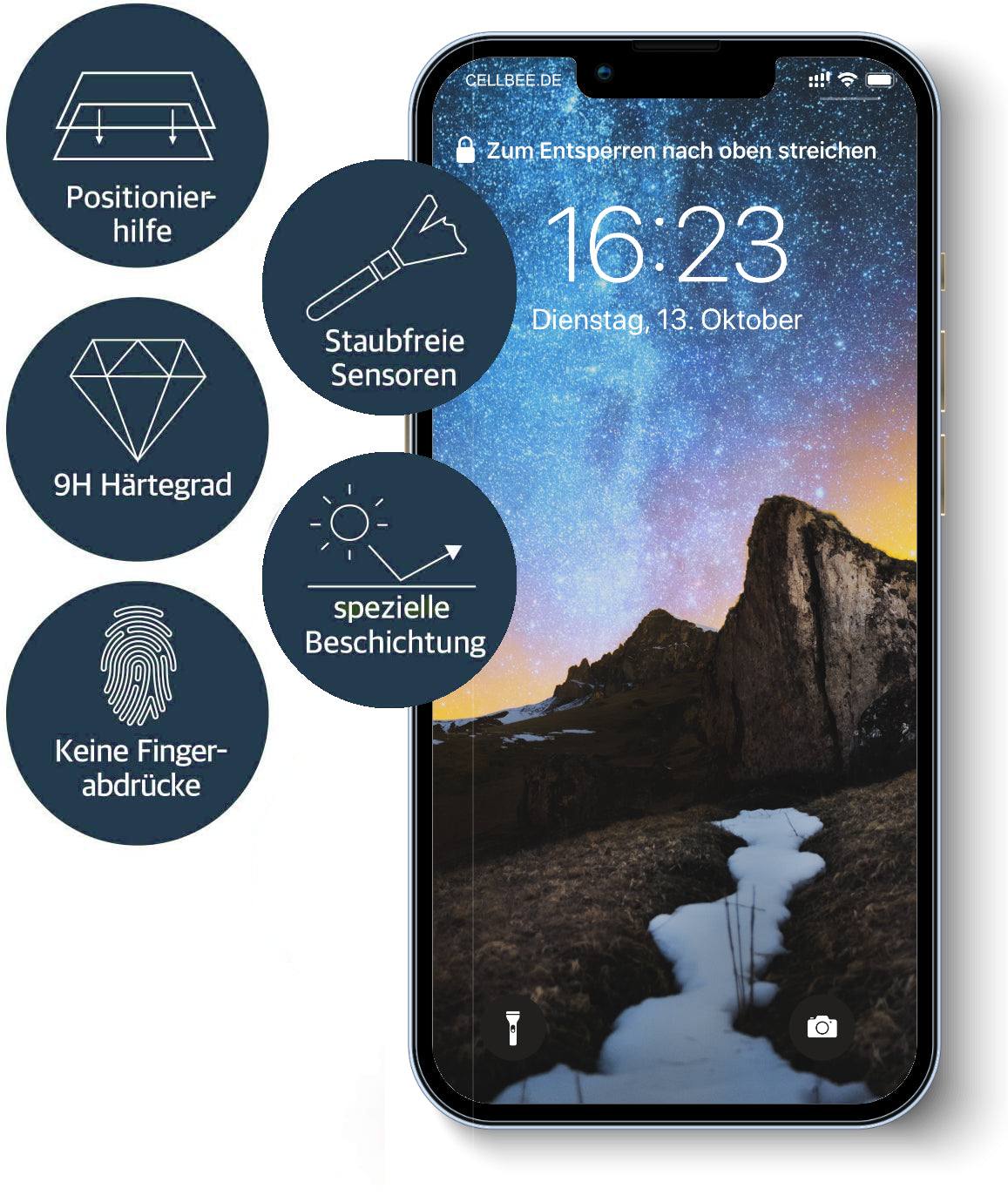 "The Fusion" mit Applikator - iPhone 13 Pro Max Displayschutz