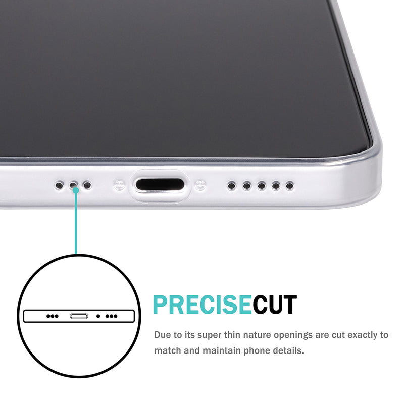 iPhone 12 Pro Max Ultra Slim Case - Piano Transparent