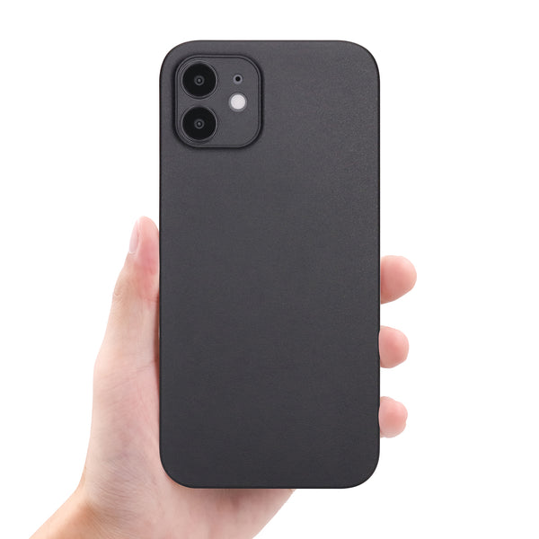 iPhone 12 Ultra Slim Case - Frosted Black mit Grip