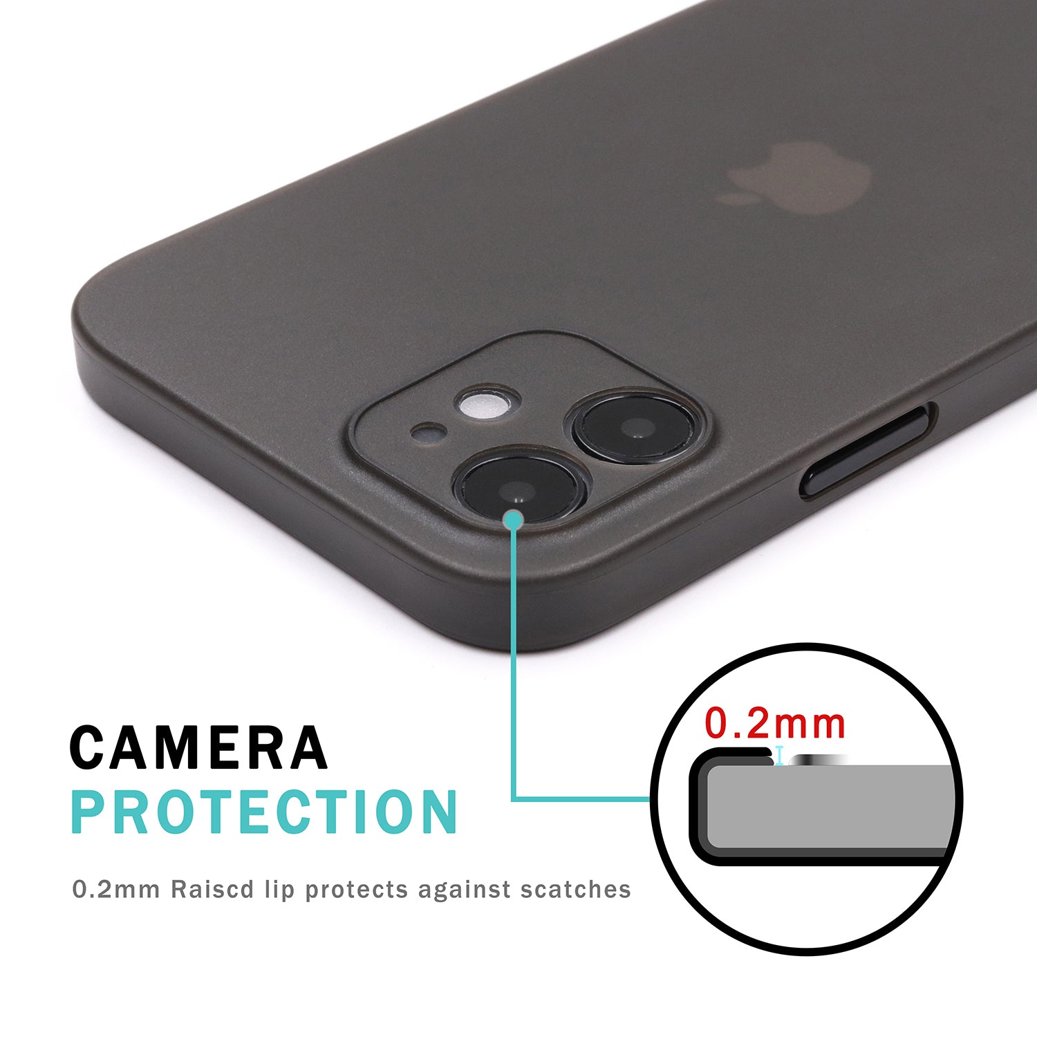 iPhone 12 mini Ultra Slim Case - Simple Gray