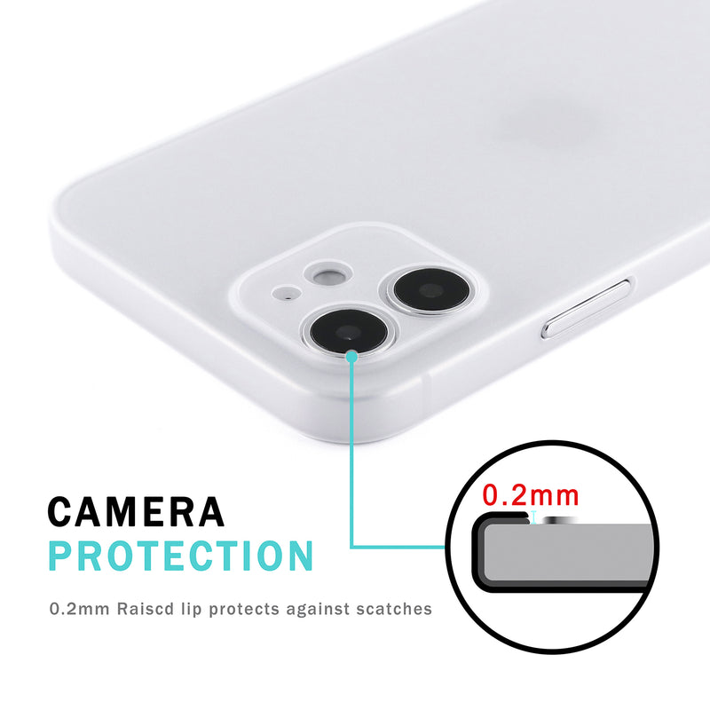 iPhone 12 mini Ultra Slim Case -  Milky Transparent