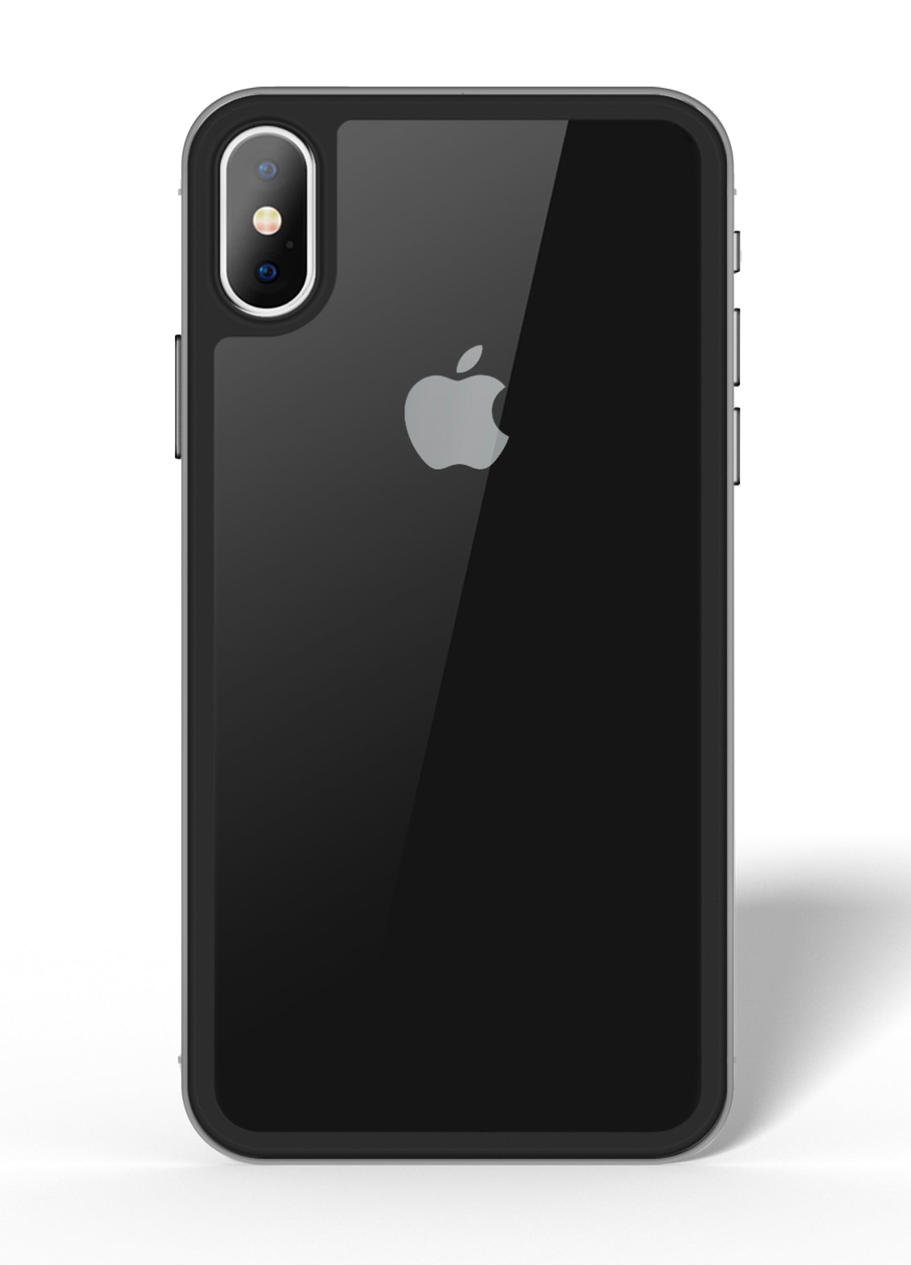 <transcy>Clear Backcover 4 D - Black & White iPhone X / XS</transcy>