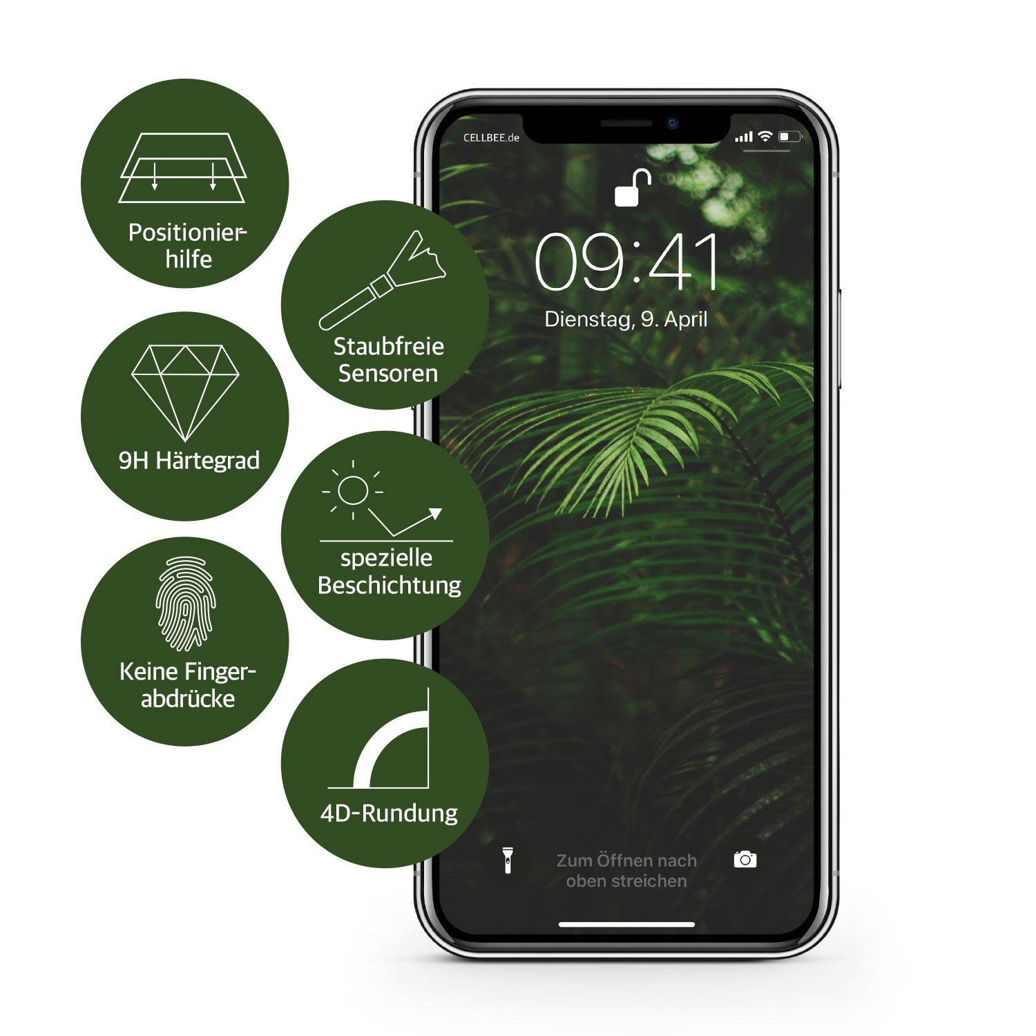 "the Curved" Version 2019 - iPhone XS Max Displayschutz