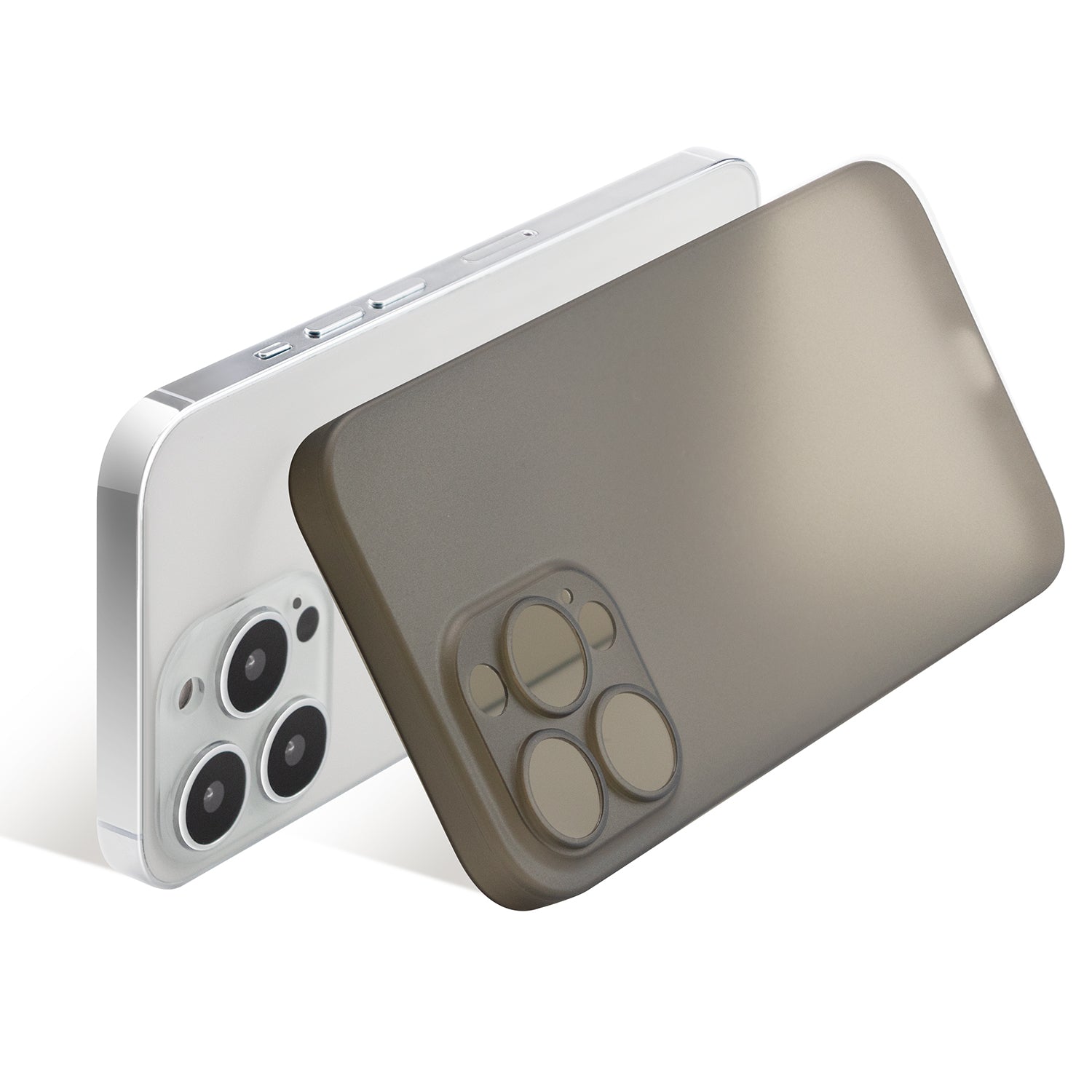 iPhone 13 Pro Max Ultra Slim Case - Simple Gray