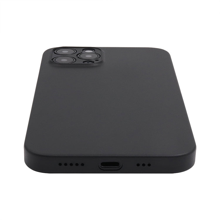 <transcy>iPhone 12 Pro Max Ultra Slim Case - Deep Black</transcy>