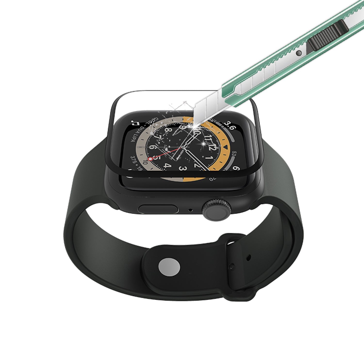 Apple Watch Series 8 Displayschutz vollabdeckend