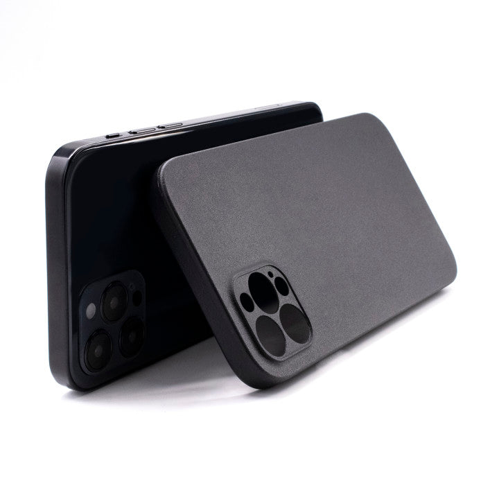 iPhone 12 Pro Max Ultra Slim Case - Frosted Black mit Grip
