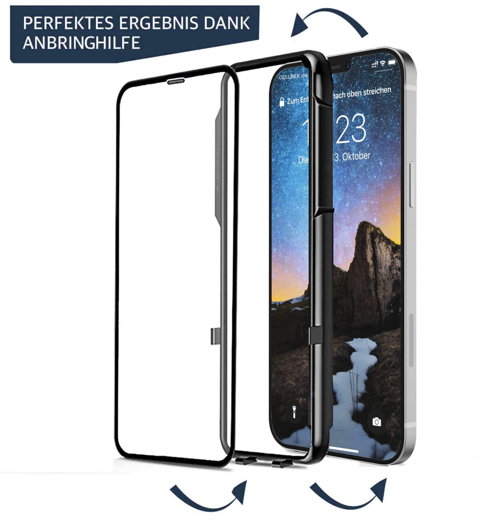 <transcy>"The Curved" with dust protection grille - iPhone 12 Pro screen protector</transcy>