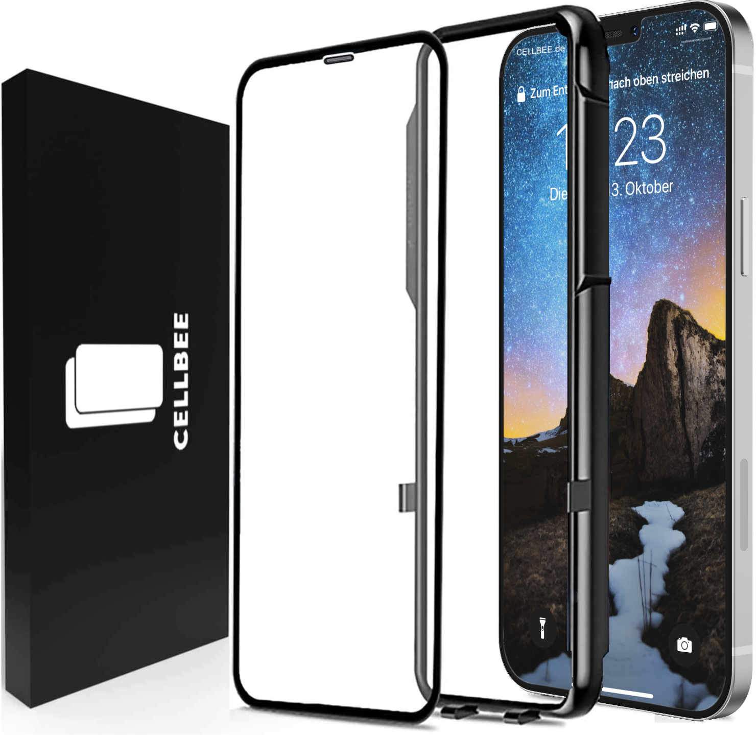 "The Curved" mit Staubschutzgitter - iPhone 12 Mini Displayschutz